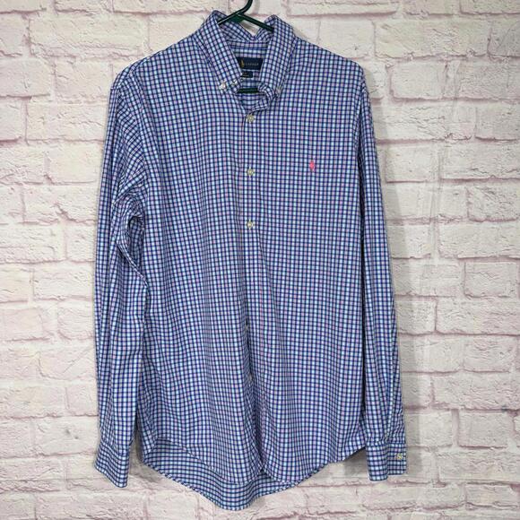 Ralph Lauren Other - Ralph Lauren Large Slim Fit Checkered Shirt